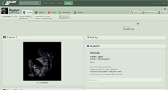 Desktop Screenshot of hayzum.deviantart.com