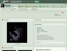 Tablet Screenshot of hayzum.deviantart.com