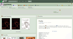 Desktop Screenshot of musiclistener.deviantart.com