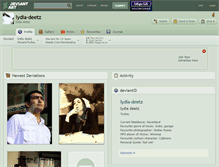 Tablet Screenshot of lydia-deetz.deviantart.com