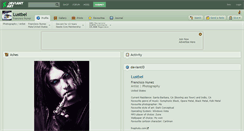 Desktop Screenshot of lustbel.deviantart.com