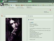 Tablet Screenshot of lustbel.deviantart.com