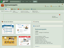 Tablet Screenshot of brainmastergraphic.deviantart.com
