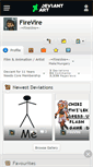 Mobile Screenshot of firevire.deviantart.com