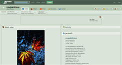 Desktop Screenshot of coupdelicious.deviantart.com