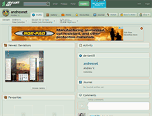 Tablet Screenshot of andrexnet.deviantart.com