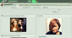 Desktop Screenshot of alexandradefore.deviantart.com