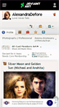 Mobile Screenshot of alexandradefore.deviantart.com