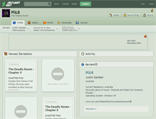 Tablet Screenshot of pglb.deviantart.com