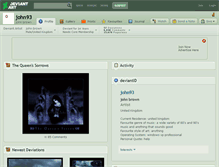 Tablet Screenshot of john93.deviantart.com