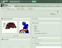 Tablet Screenshot of fimo.deviantart.com