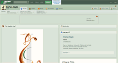 Desktop Screenshot of dorian-magic.deviantart.com