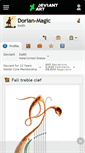Mobile Screenshot of dorian-magic.deviantart.com