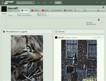 Tablet Screenshot of daturart.deviantart.com
