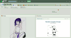 Desktop Screenshot of fear-the-cute.deviantart.com
