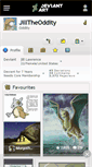 Mobile Screenshot of jilltheoddity.deviantart.com