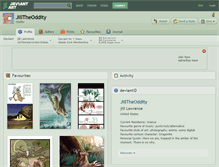 Tablet Screenshot of jilltheoddity.deviantart.com
