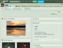 Tablet Screenshot of aniga.deviantart.com