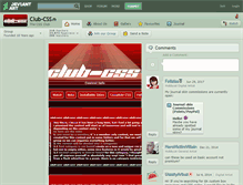 Tablet Screenshot of club-css.deviantart.com
