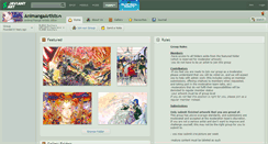 Desktop Screenshot of animangaartists.deviantart.com