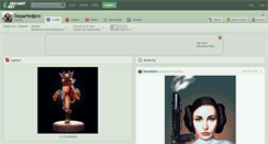 Desktop Screenshot of departedpro.deviantart.com