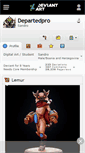 Mobile Screenshot of departedpro.deviantart.com