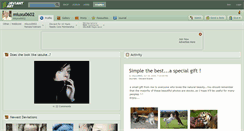 Desktop Screenshot of miuxu0602.deviantart.com