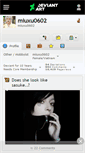 Mobile Screenshot of miuxu0602.deviantart.com