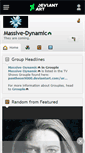 Mobile Screenshot of massive-dynamic.deviantart.com