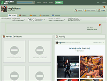 Tablet Screenshot of hugh-mann.deviantart.com
