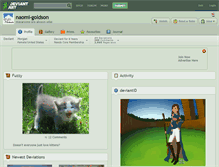 Tablet Screenshot of naomi-goldson.deviantart.com