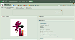 Desktop Screenshot of darksonic55.deviantart.com