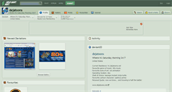 Desktop Screenshot of dejatoons.deviantart.com