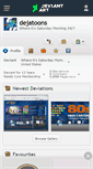 Mobile Screenshot of dejatoons.deviantart.com