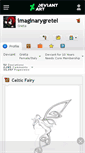 Mobile Screenshot of imaginarygretel.deviantart.com