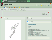 Tablet Screenshot of imaginarygretel.deviantart.com