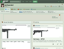 Tablet Screenshot of darthpandanl.deviantart.com