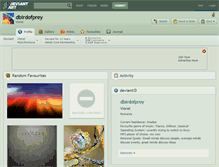 Tablet Screenshot of dbirdofprey.deviantart.com