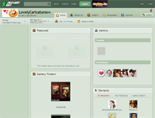 Tablet Screenshot of lovelycaricatures.deviantart.com