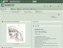 Tablet Screenshot of kamakazi-chan.deviantart.com