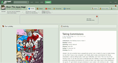 Desktop Screenshot of ekun-the-aqua-mage.deviantart.com