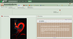 Desktop Screenshot of dementeddustbunnies.deviantart.com