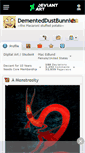 Mobile Screenshot of dementeddustbunnies.deviantart.com