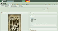 Desktop Screenshot of helder.deviantart.com