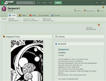 Tablet Screenshot of damperart.deviantart.com