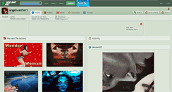 Desktop Screenshot of angelwarrior1.deviantart.com