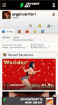 Mobile Screenshot of angelwarrior1.deviantart.com