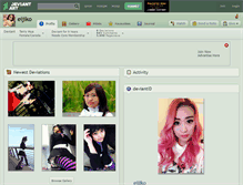 Tablet Screenshot of eijiko.deviantart.com