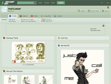 Tablet Screenshot of markcassar.deviantart.com