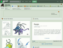 Tablet Screenshot of jetavian.deviantart.com